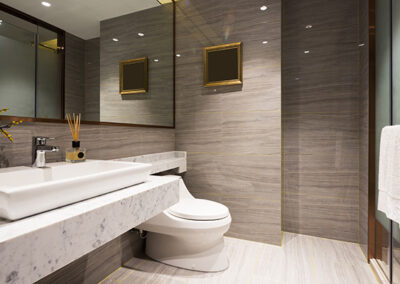 Modern bathroom remodel